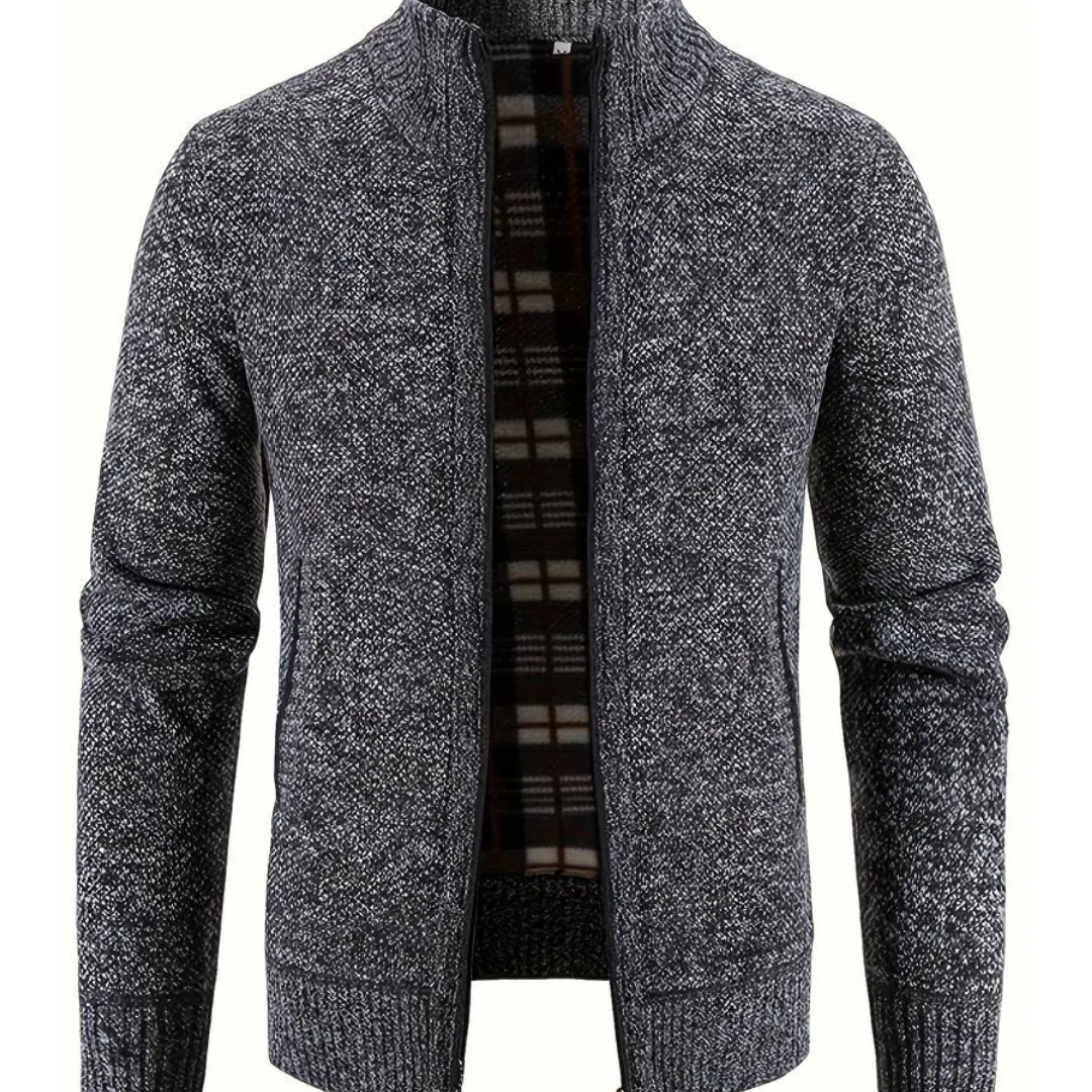 Abe Heren Vest met Rits | Zacht Gebreid, Tijdloos Design 4