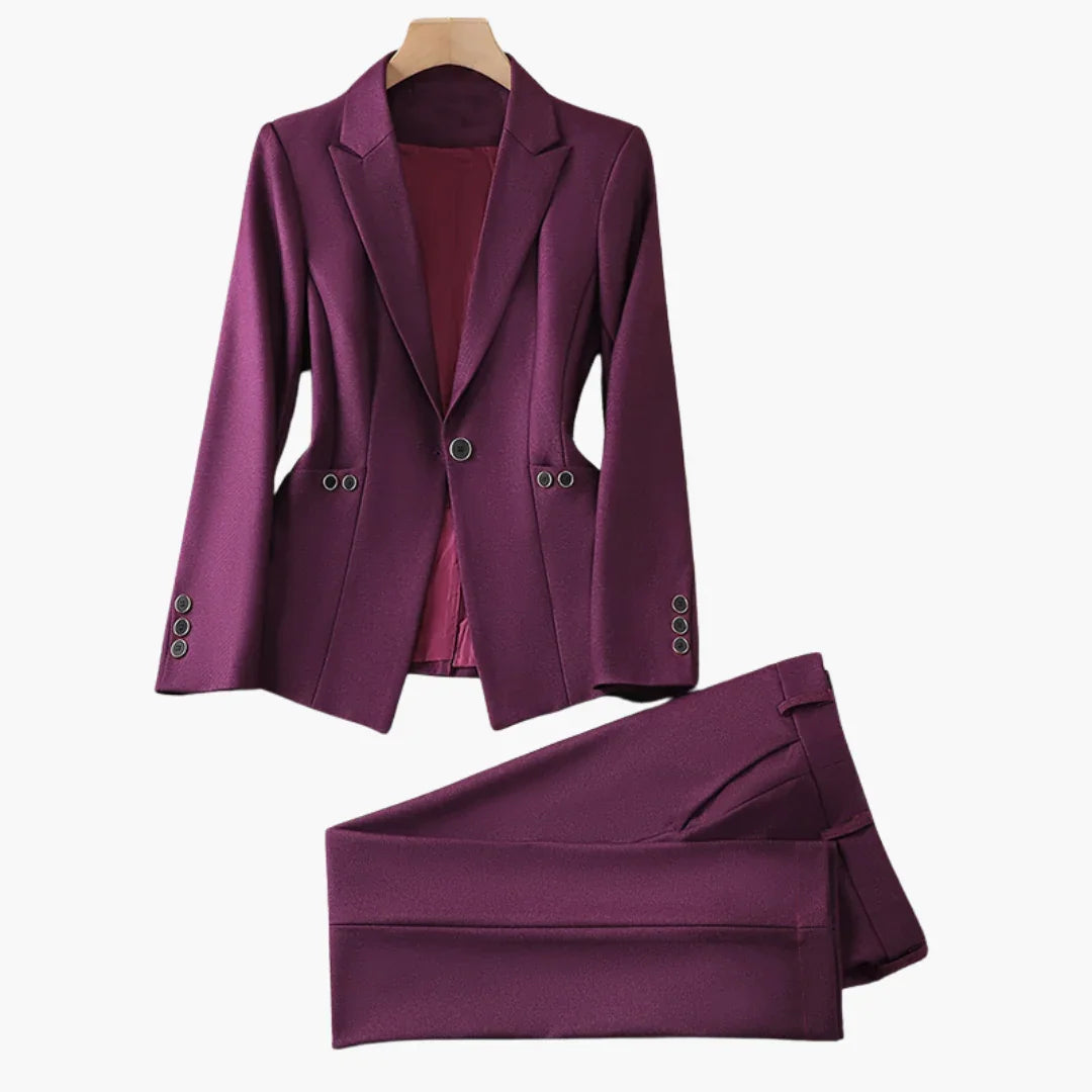Daisy Dames Blazerset | Geweven Stof, Elegante Pasvorm 4
