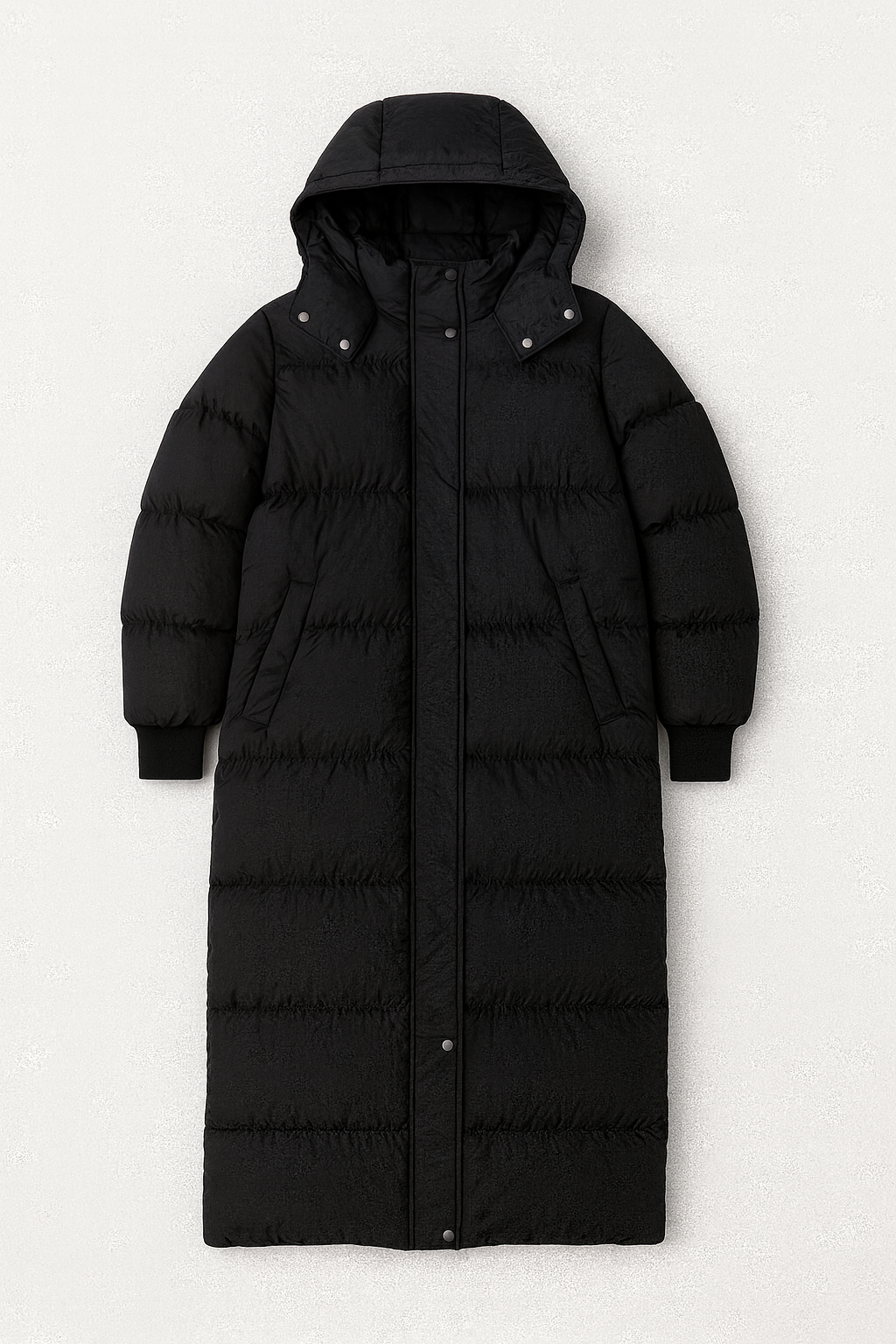 Eline Dames Jas Winter | Gewatteerd, Lange Snit, Hoge Kraag
