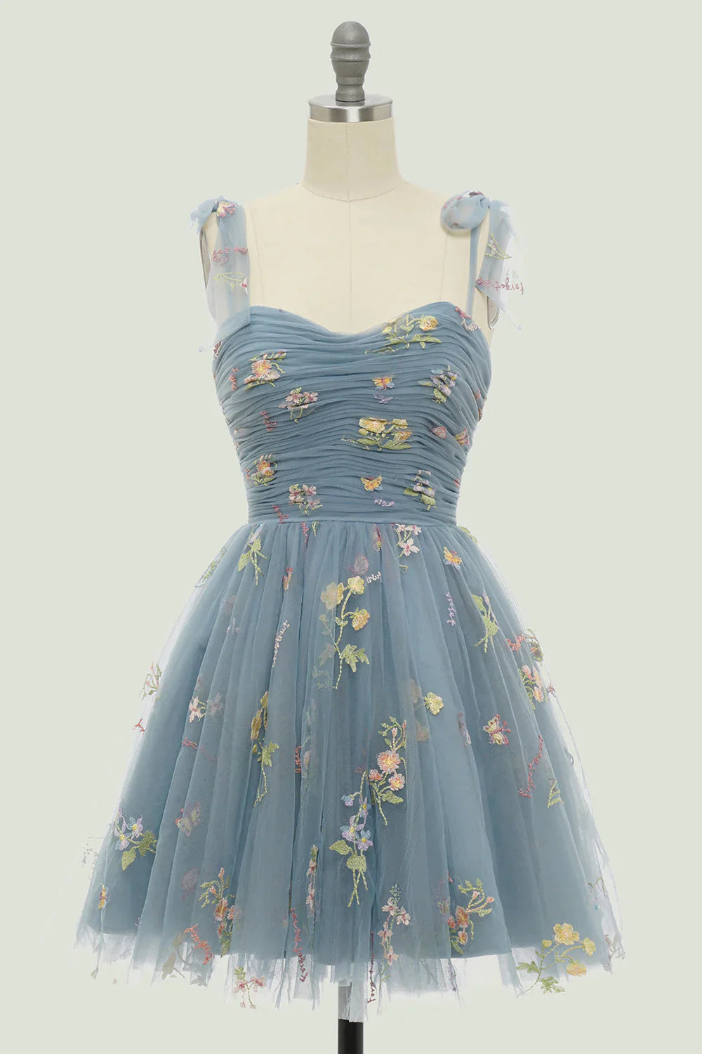 Hilda Dames Cocktailjurk | Geborduurd Tulle, Korte Snit voor Bruiloft 12