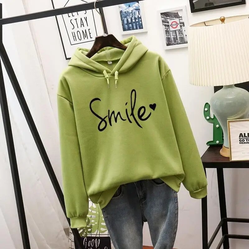 Hilda Women's Hoodie | Zachte Voering, Casual Design Met Glimlachprint 4