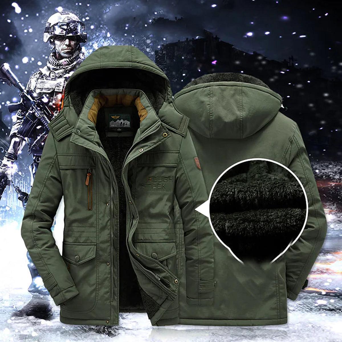 Hugo Heren Parka | Fleece Voering, Nepbont Capuchon, Winterjas