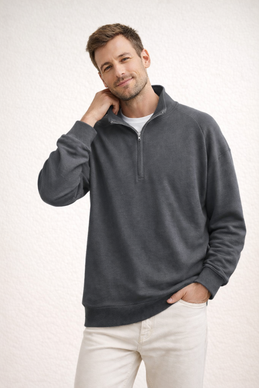 Hugo Heren Sweatshirt | Zachte Stof, Casual Met Opstaande Kraag 9