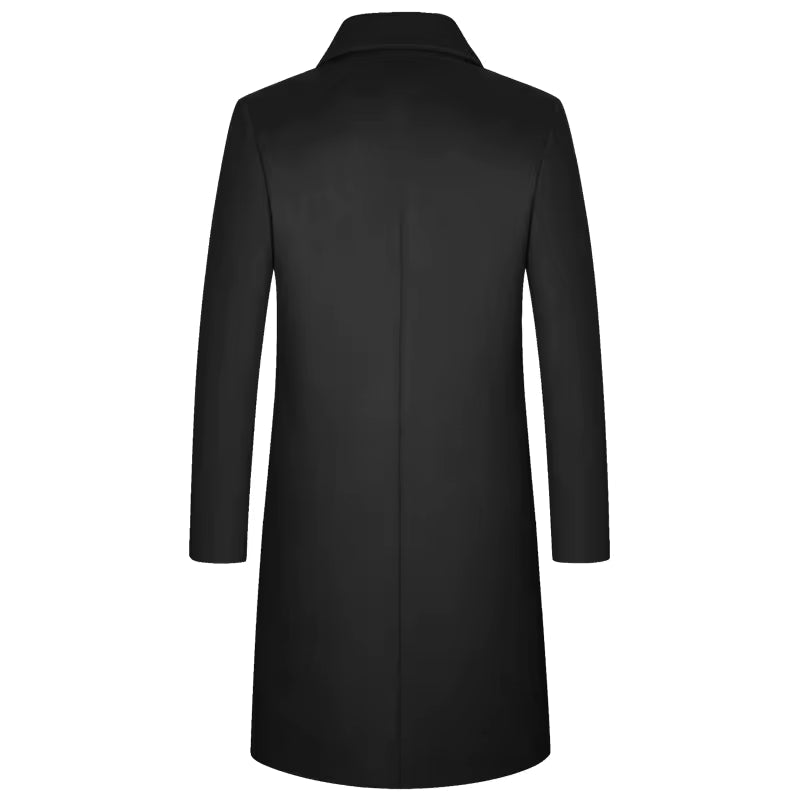 Hugo Heren Trenchcoat | Lange Snit, Hoogwaardige Stof, Tijdloos Design