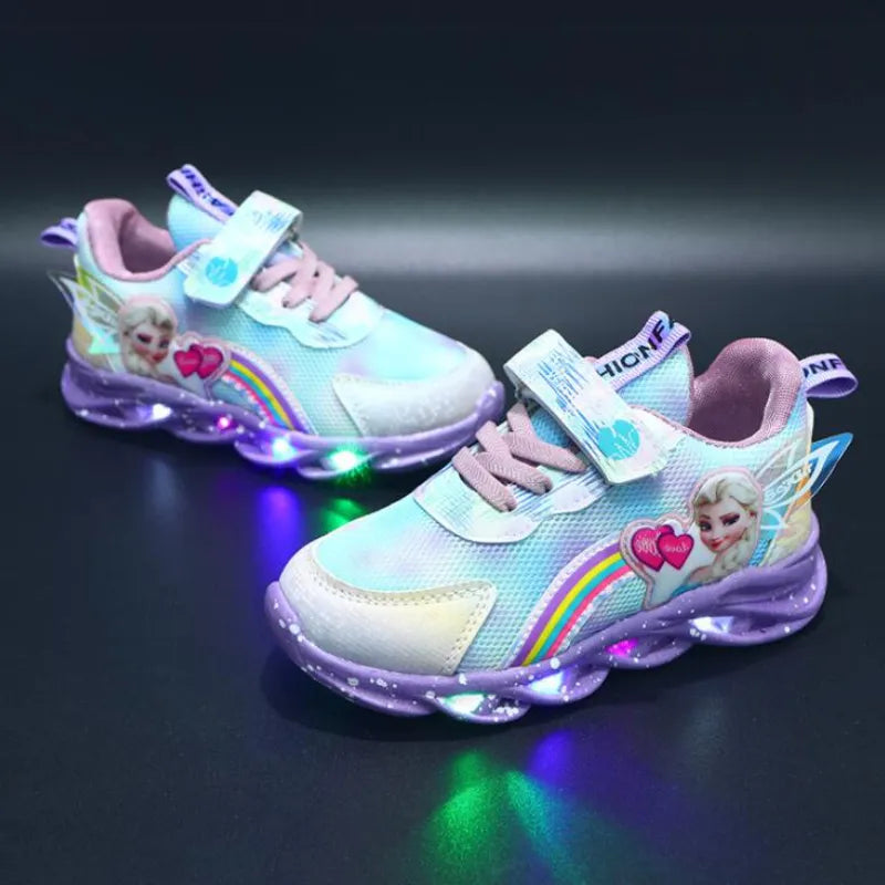 Lila Sneakers voor Meisjes | Lichtgevend LED-Effect, Comfortabel 2