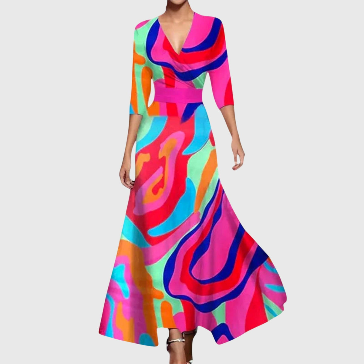 Lina Lange Jurk Dames | Elegante Pasvorm, Tijdloos Design, Stijlvolle Dameskleding 5