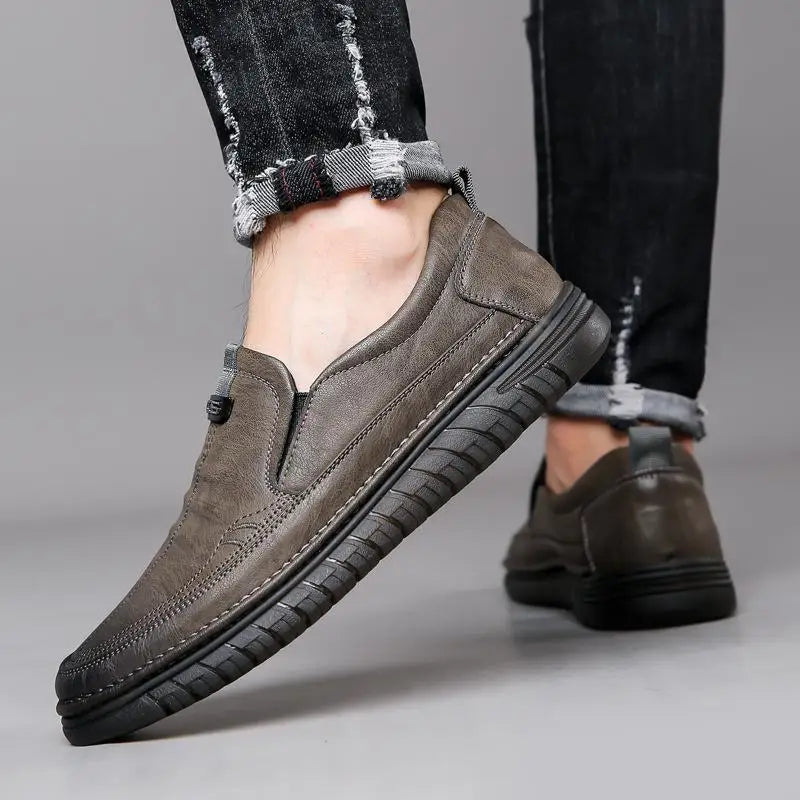Luxe Loafers Herenschoenen | Handgemaakt, Comfortabel PU-leer