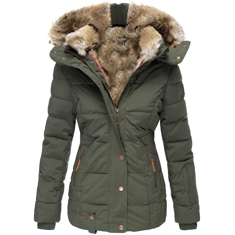 Nora Dames Winterjas | Lange Snit, Met Capuchon