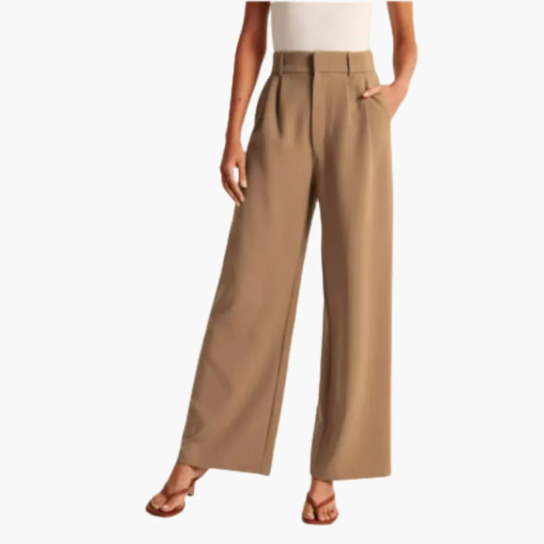 Wilde Damesbroek | Hoge Taille, Zwart, Casual Damesbroek 3