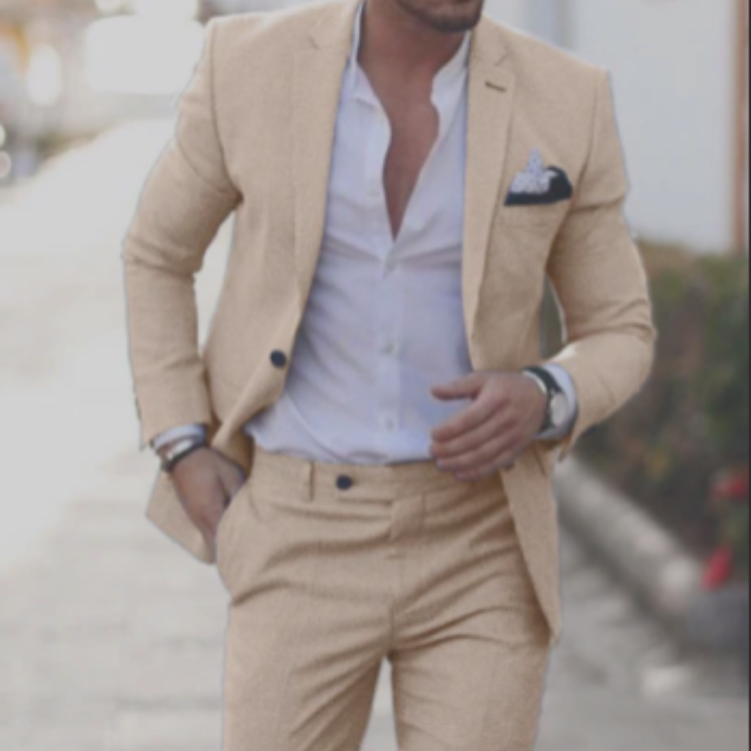Zomer Heren Pak | Lichtgewicht Blazer en Broek voor Trouwen