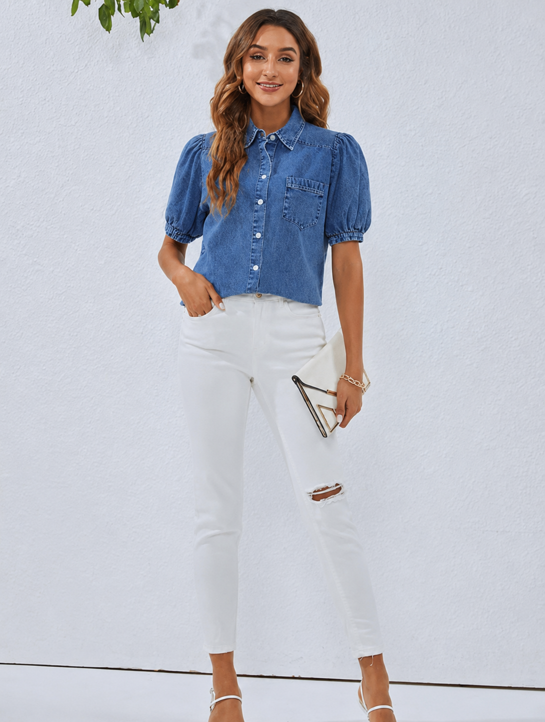 MIRAE | Tijdloos Denim Overhemd voor Dames