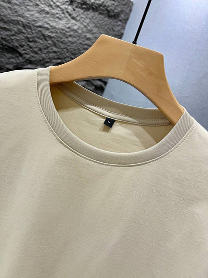Casual mintgroen heren T-shirt met print en oversized fit