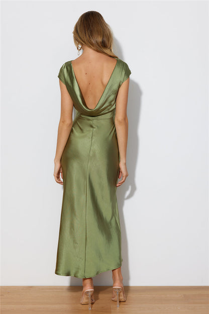 Elaria | Elegante Midi Avondjurk met Gelaagde Mouwen