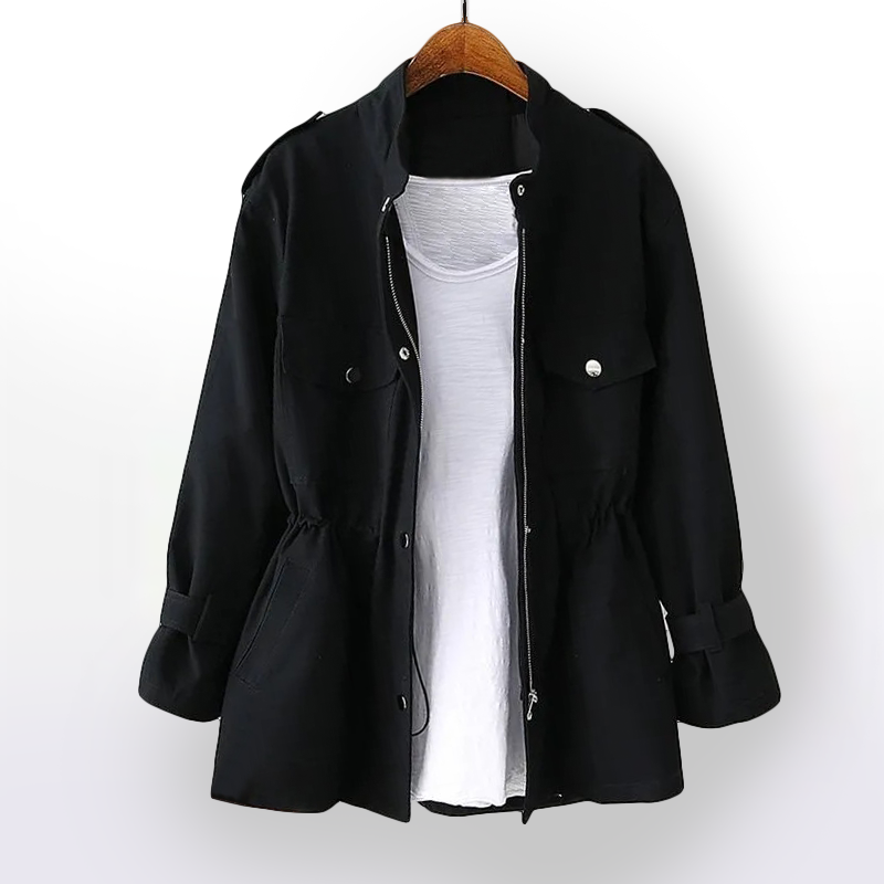 Casual trenchcoat voor dames van luxe Stof | Stijlvol en veelzijdig