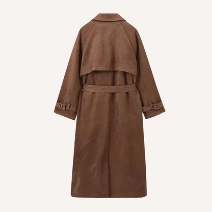 Pia Dames Trenchcoat | Imitatiesuède, Oversized Lange Trenchcoat Dames