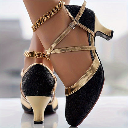 Vienna | Elegante Hakken met Buckle Straps en Glansafwerking