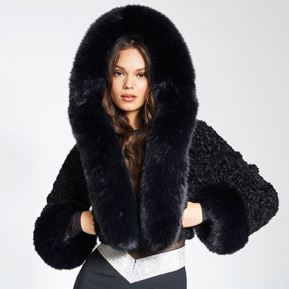 Cropped jas voor een glamoureuze winterlook