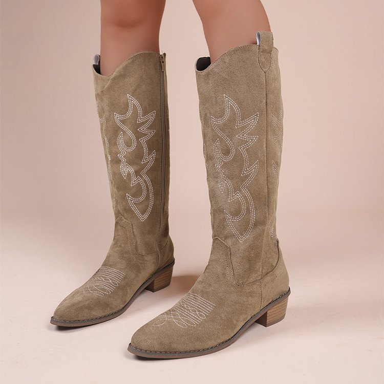 Nenna Dames Laarzen Zwart | Cowboyhak, Stijlvol Ontwerp