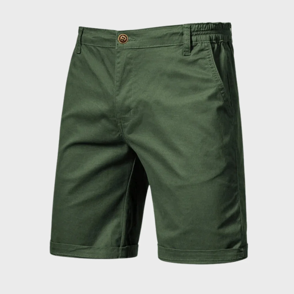 CAEDEN | Heren Chino Short – Casual Korte Broek met Elastische Taille