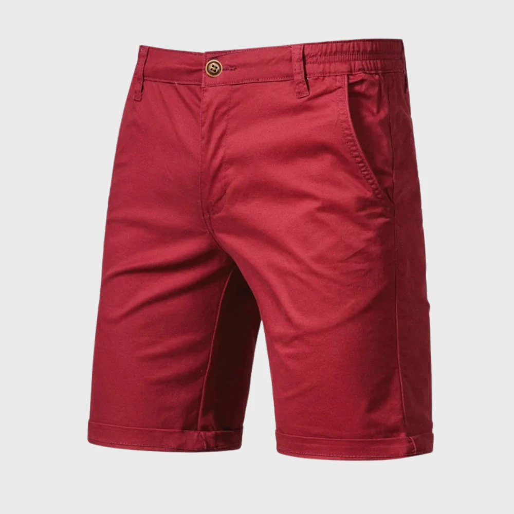 CAEDEN | Heren Chino Short – Casual Korte Broek met Elastische Taille