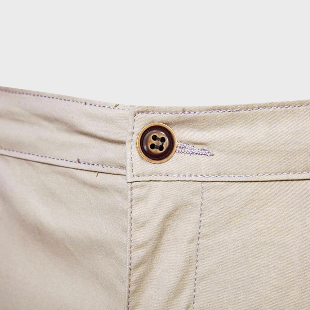 CAEDEN | Heren Chino Short – Casual Korte Broek met Elastische Taille