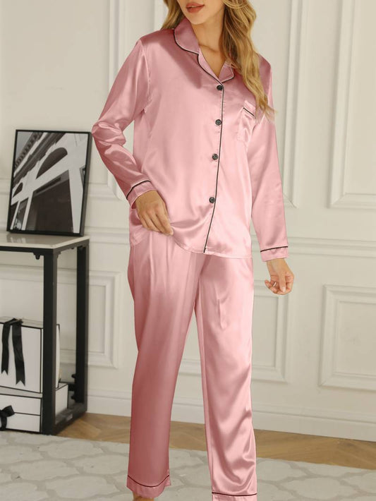 Ava Dames Pyjama Set | Zacht Satijn, Elegante Stijl 2
