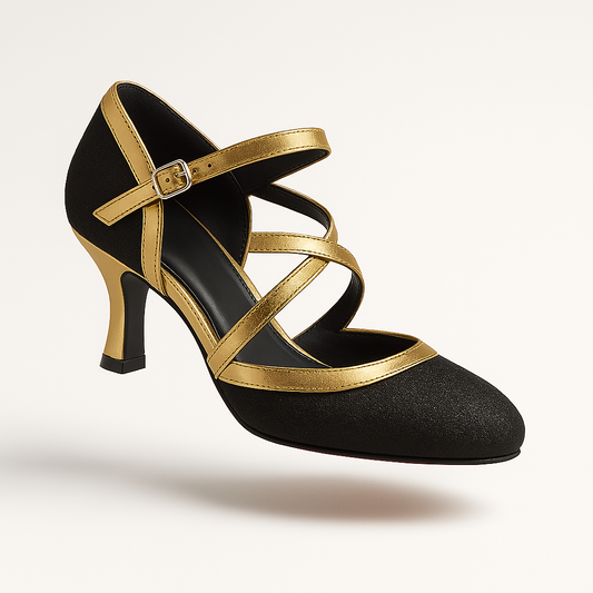 Vienna | Elegante Hakken met Buckle Straps en Glansafwerking