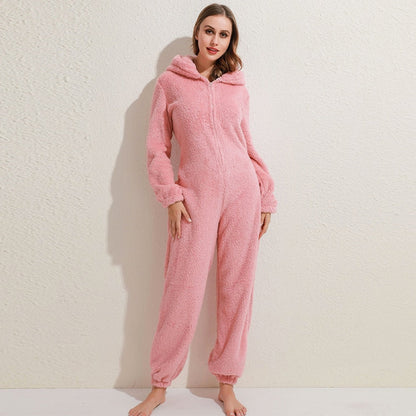 Cuddle Volwassenen Fleece Onesie | Superzacht met Berenoortjes 0