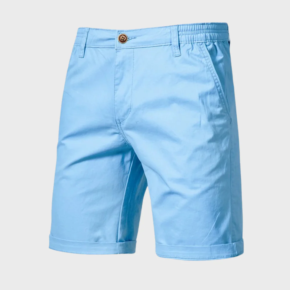 CAEDEN | Heren Chino Short – Casual Korte Broek met Elastische Taille
