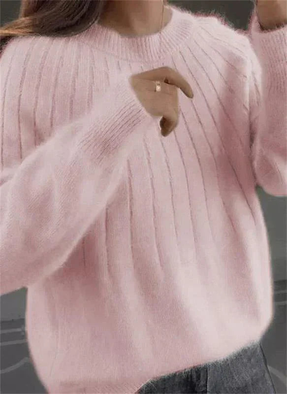 Daisy Dames Pullover | Warme Beige Trui