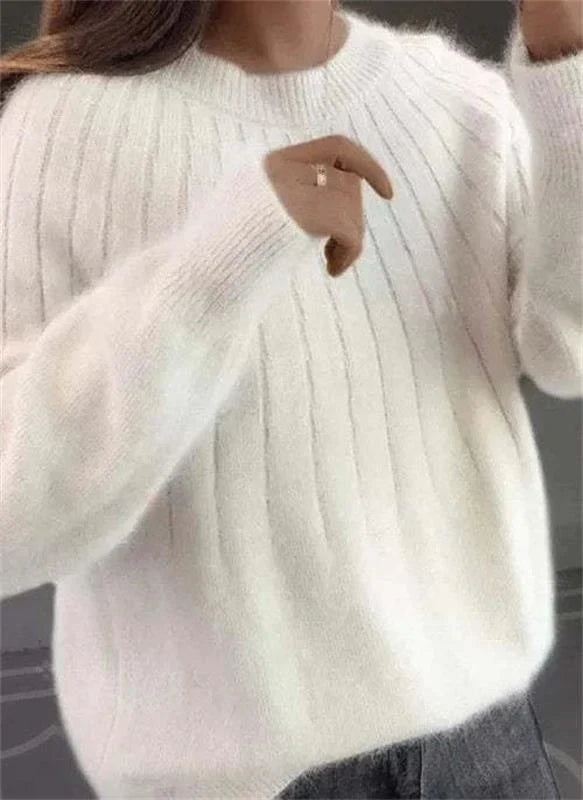 Daisy Dames Pullover | Warme Beige Trui
