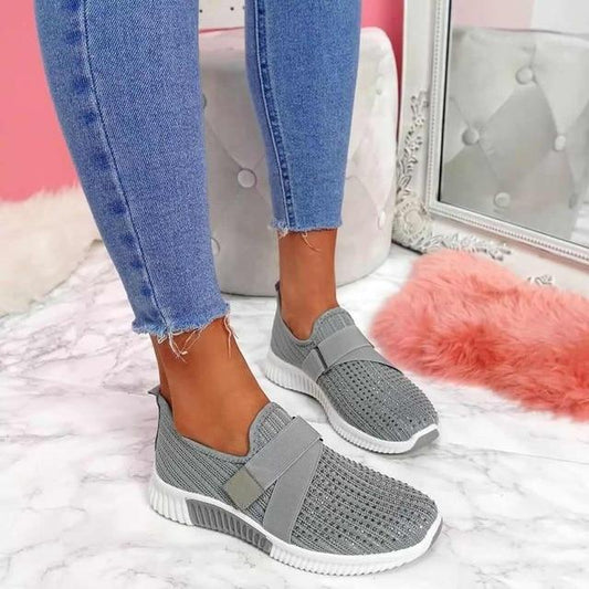Daisy Dames Sneakers | Ademend Mesh, Klittenband en Comfortabel 0