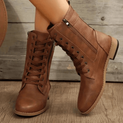 Demi Dames Laarzen | Chunky Lage Hak, Comfortabel en Duurzaam