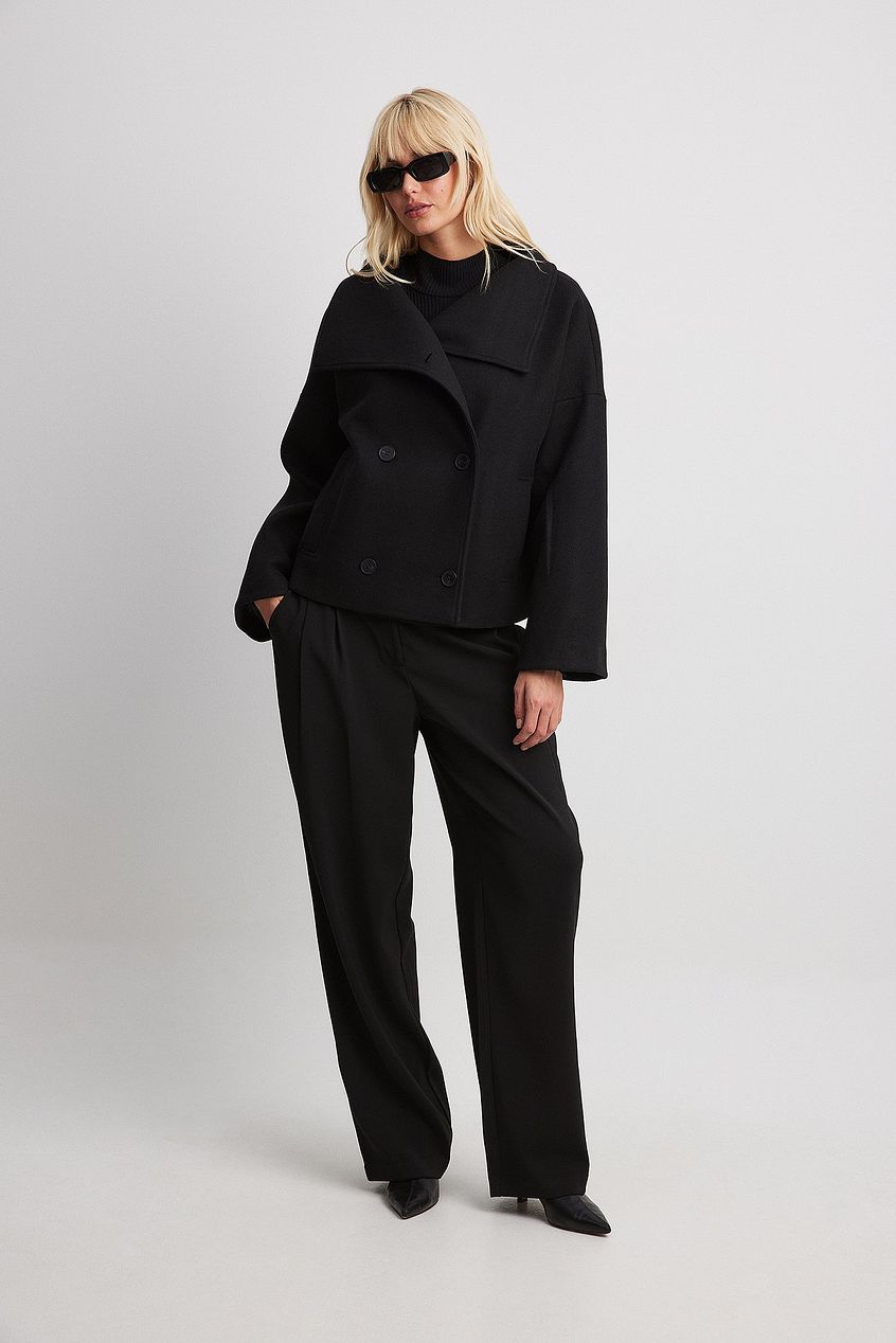 Eline Dames Winterjas | Zachte Wolblend, Oversized Stijl