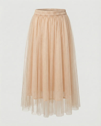 Evelyn Dames Rok | Hoge Taille, Enkellang, Elegant 8