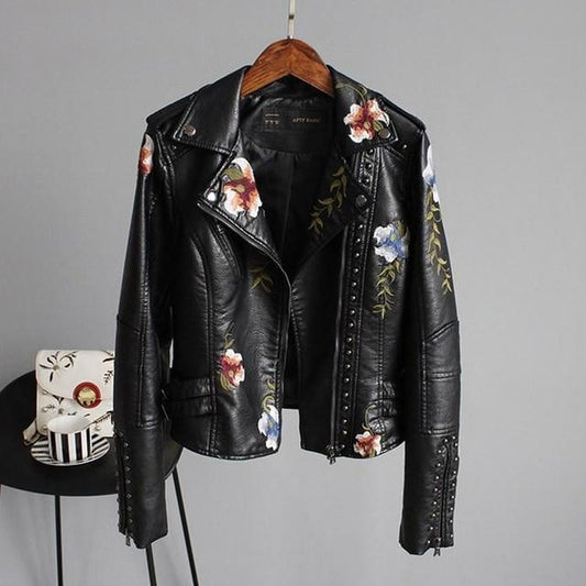 Fleur Leren Damesjack | Premium Kunstleer, Tijdloos Ontwerp 0