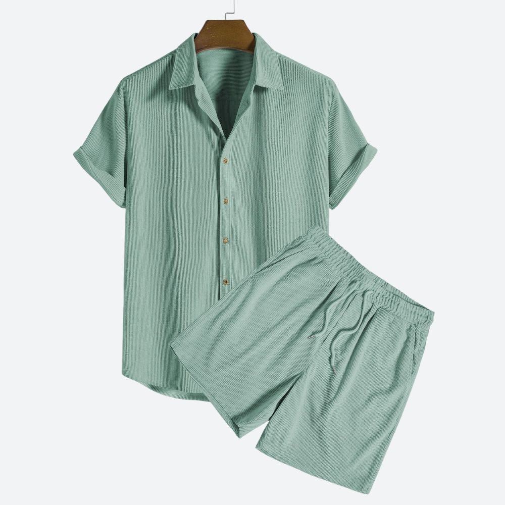 LEON | Corduroy Zomer Set voor Heren