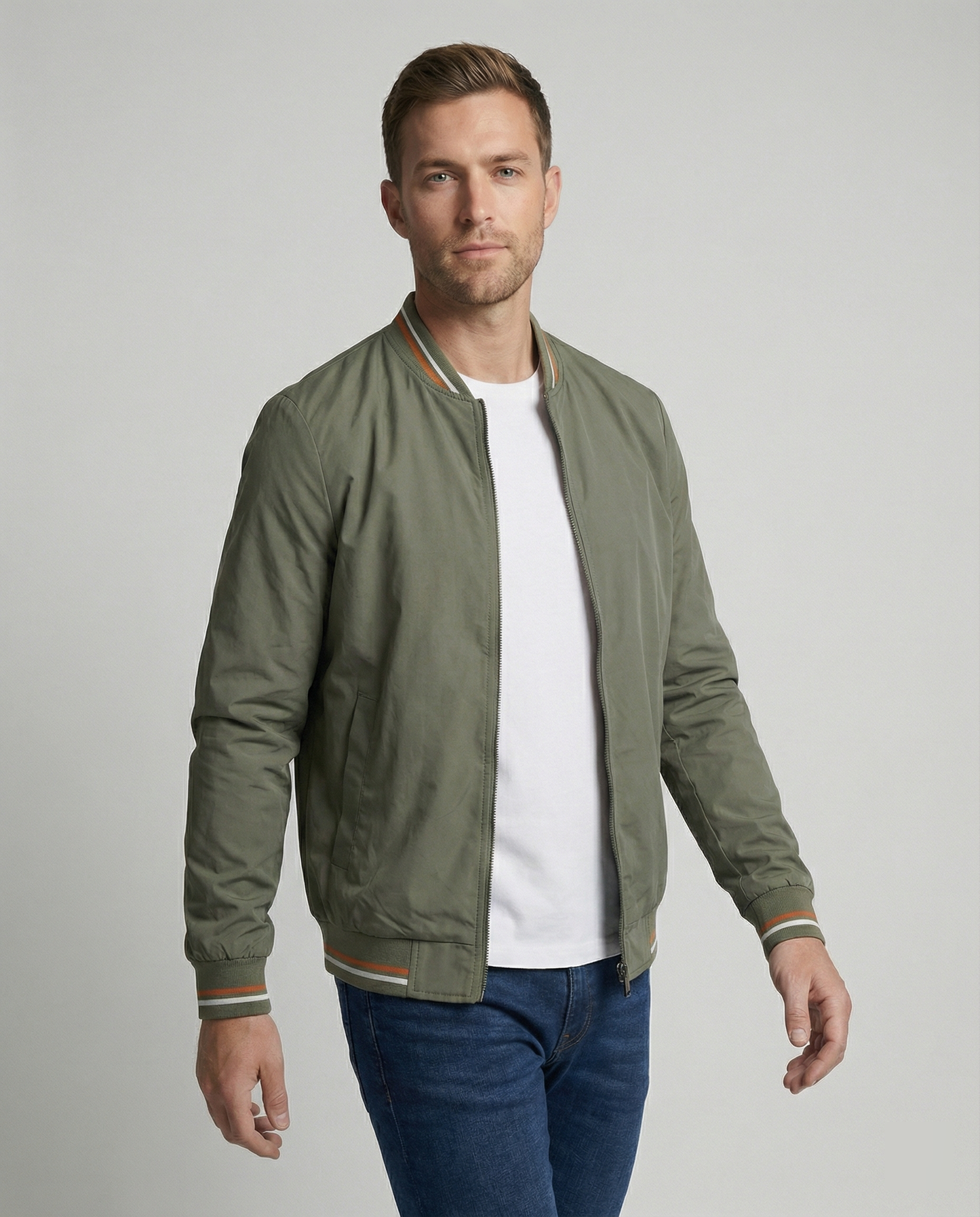 Hector Heren Bomberjack | Polyester, Slim Fit Casual 0