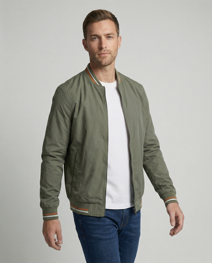 Hector Heren Bomberjack | Polyester, Slim Fit Casual 0