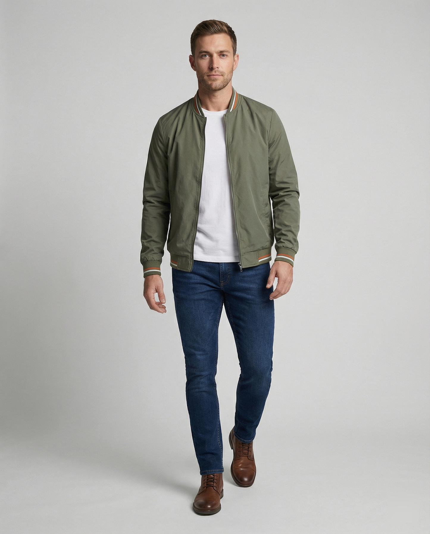 Hector Heren Bomberjack | Polyester, Slim Fit Casual 1