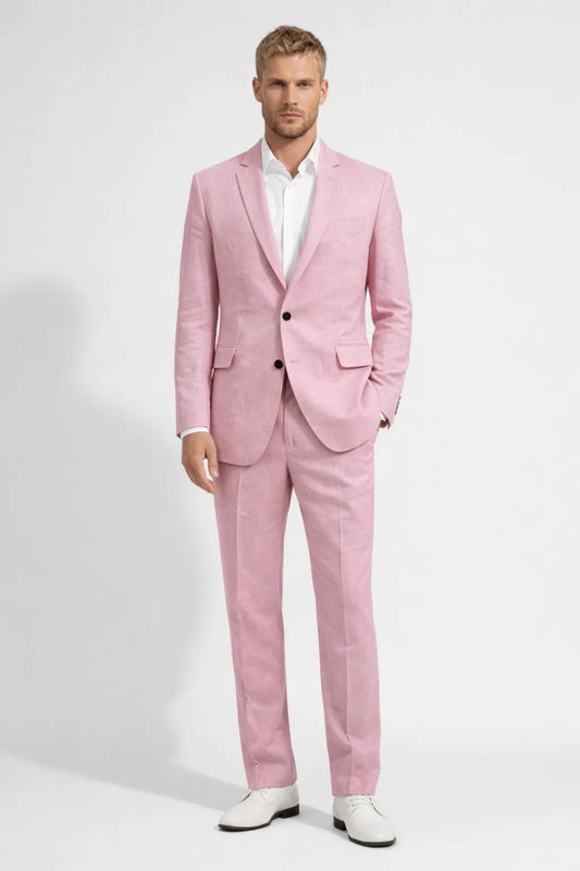 Hector Heren Slim Fit Pak | Elegant Trouwpak Man, Luxe Materialen 0
