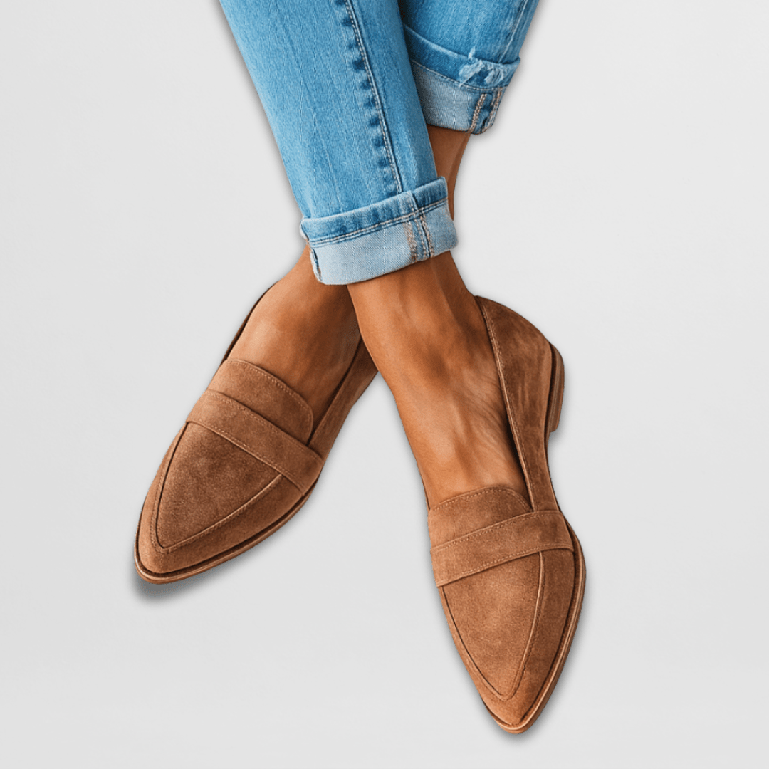 Helle Vrouwen Loafers | Zacht Suède, Orthopedisch Comfort 0