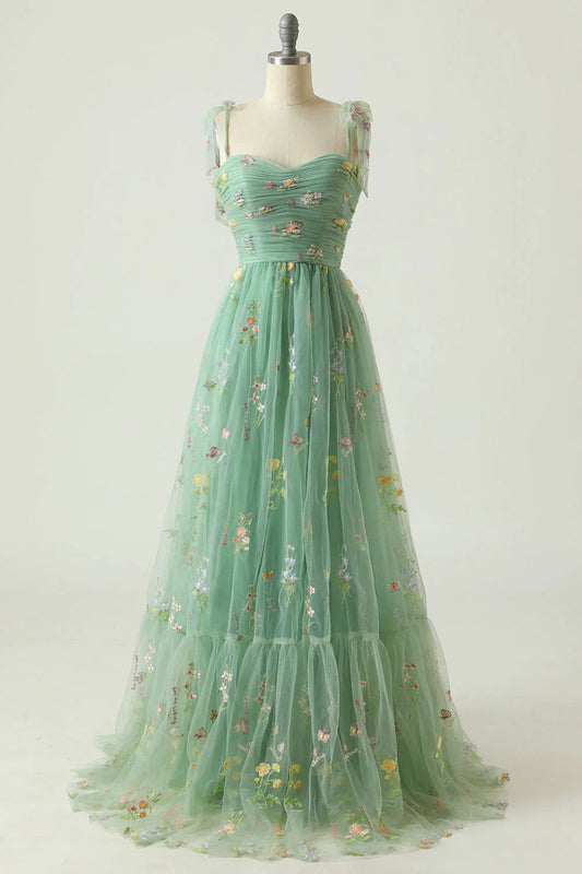 Hilda Dames Cocktailjurk | Geborduurd Tulle, Korte Snit voor Bruiloft 0