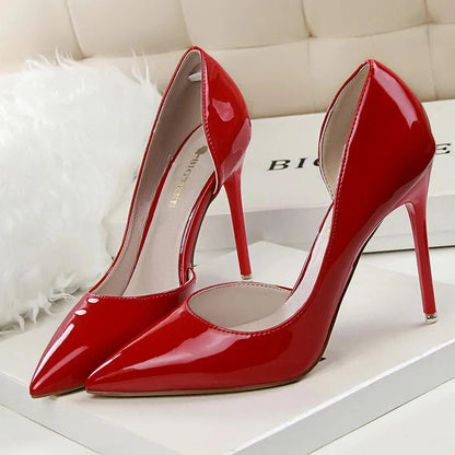 Hilda Dames Pumps | Zwarte Synthetische PU met Orthopedische Binnenzool 2