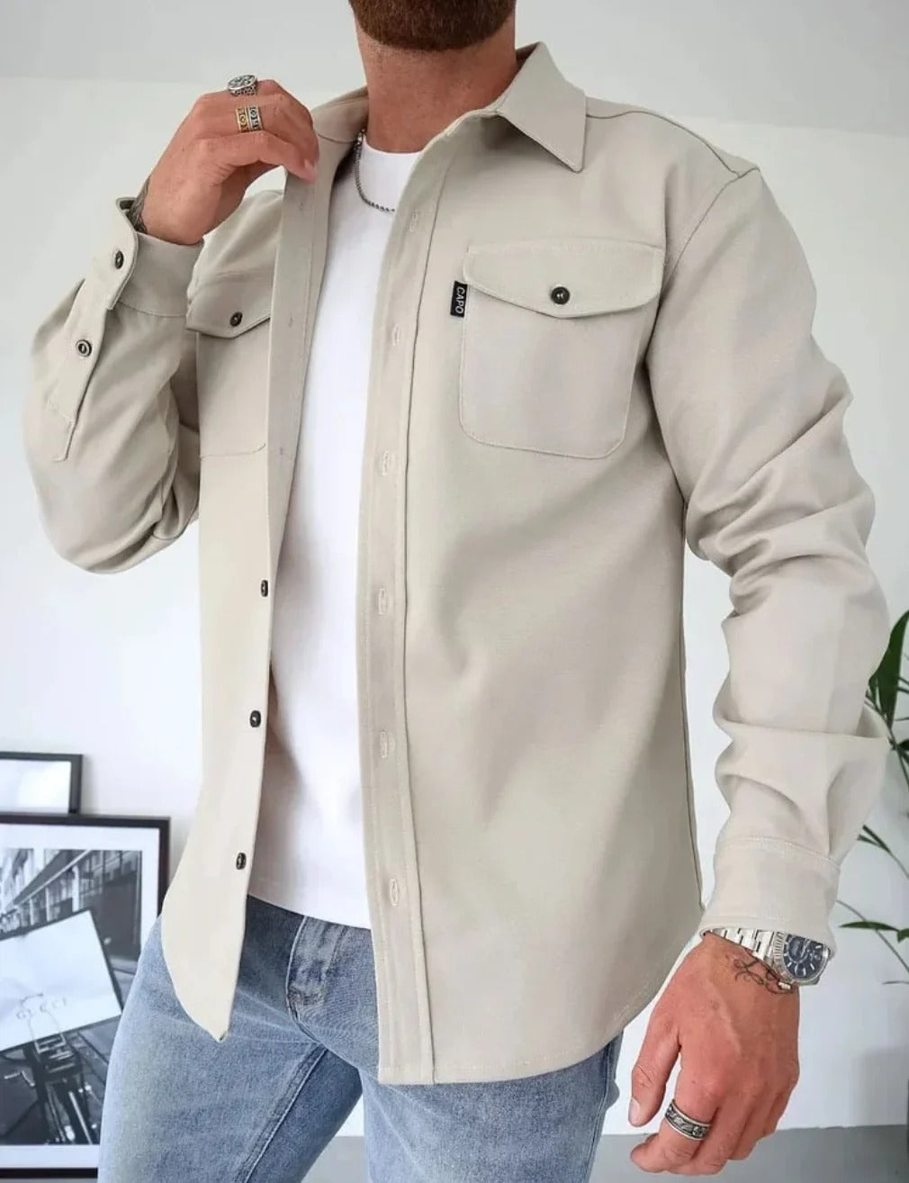 Kay | Casual Overhemd | Moderne Lentelook