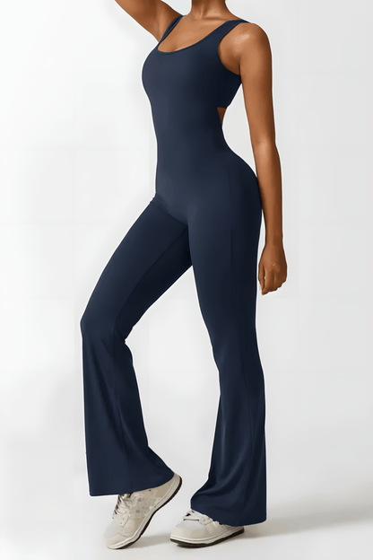 MILARA | Wijd uitlopende elegante jumpsuit
