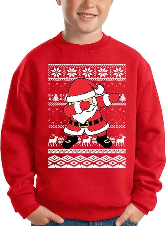 Kerstman Kindertrui | Zachte Stof, Feestelijk Ontwerp 0