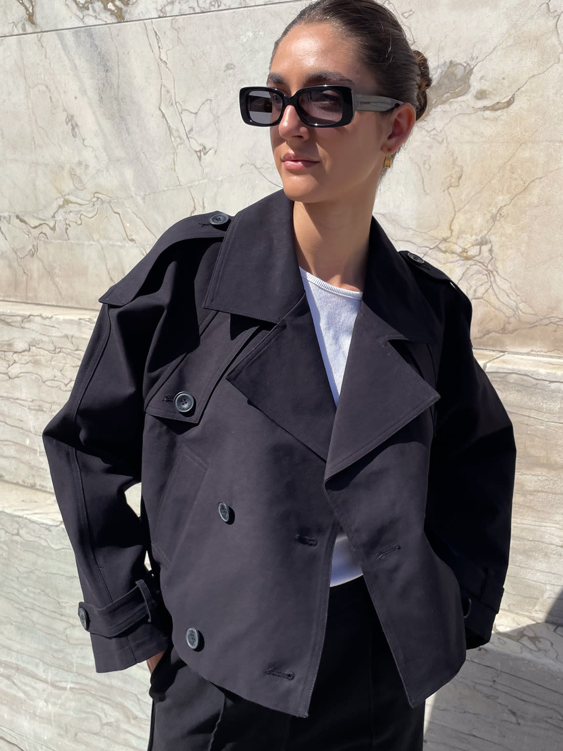 Kira Dames Trenchcoat | Korte Lichtgewicht, Elegante Pasvorm in Groen