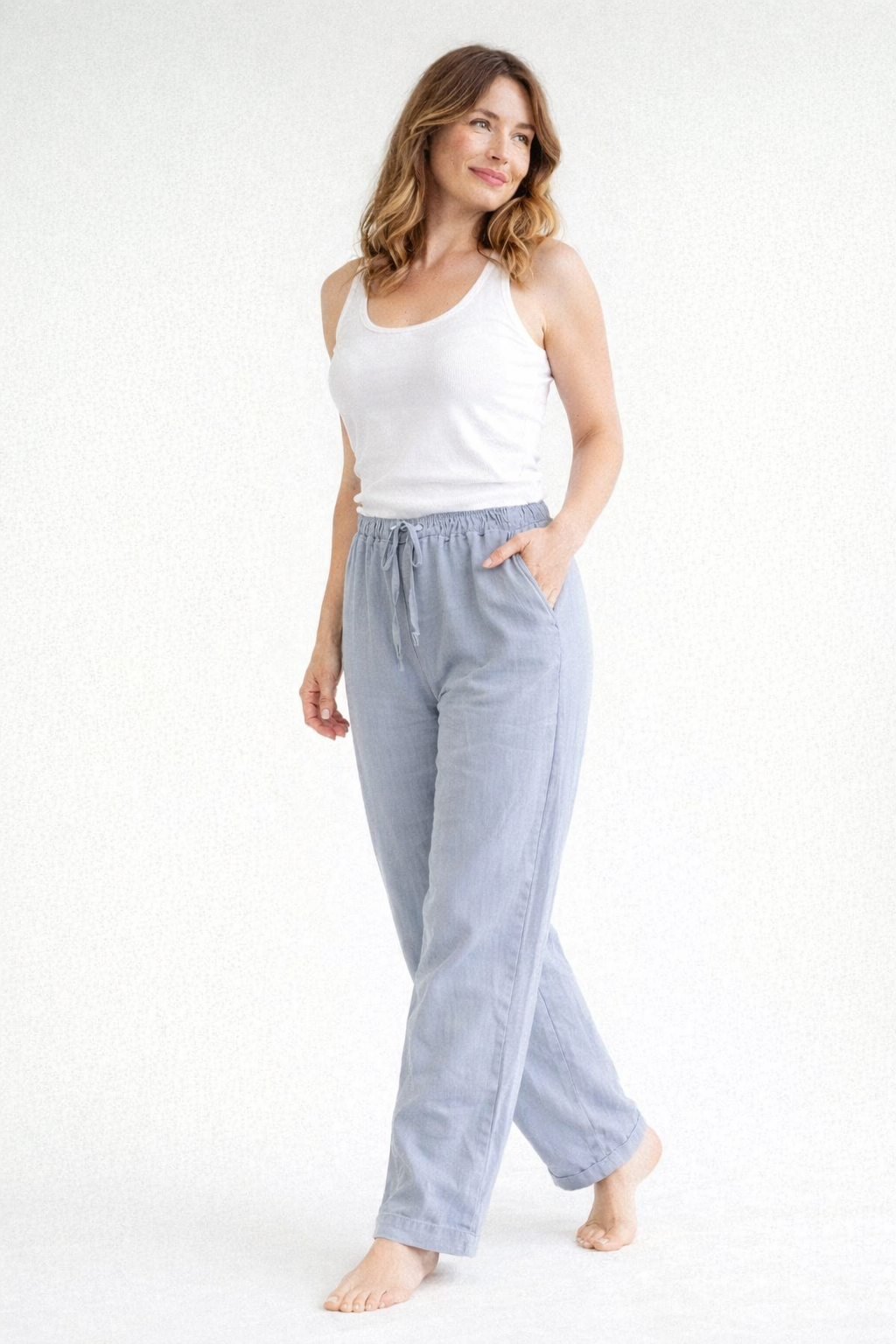 Lina Dames Broek | Hoge Taille, Losse Pasvorm 3