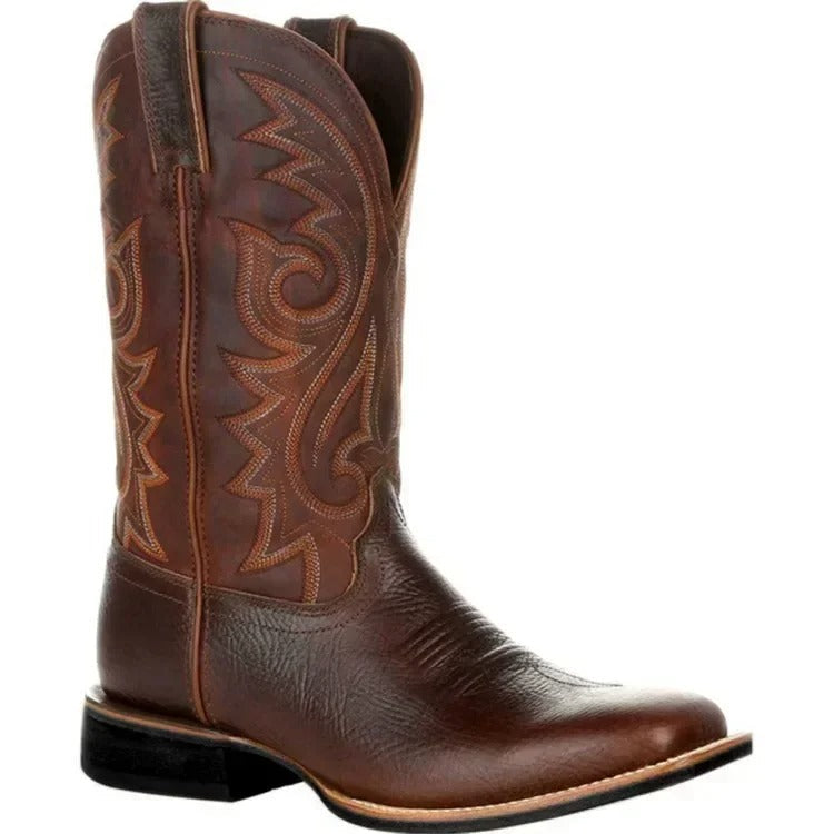 Loren Heren Cowboylaarzen | Duurzaam PU-leer, Stoer en Comfortabel